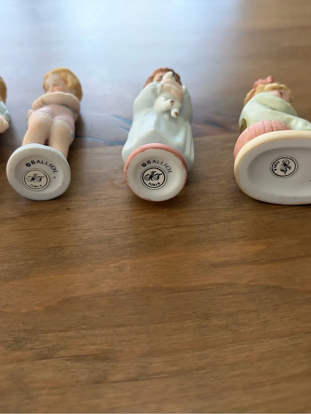Vintage Bessie Pease Gutmann Inspired Porcelain Children Ornaments – Lot of 5